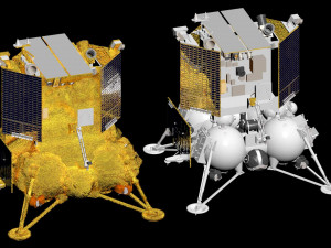 Luna 25 Luna-Glob lander 3D Model