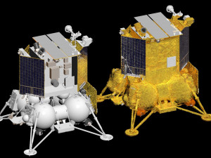 Luna 25 Luna-Glob lander 3D Model