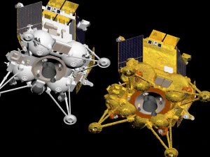Luna 25 Luna-Glob lander 3D Model