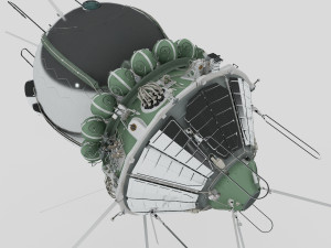 First spacecraft Vostok-1 3D Модель