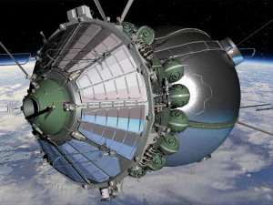 First spacecraft Vostok-1 3D Model