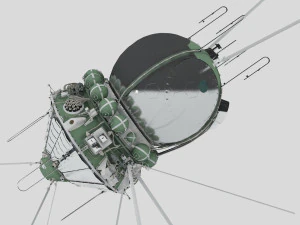 First spacecraft Vostok-1 3D Model