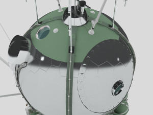 First spacecraft Vostok-1 3D Model