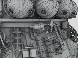First spacecraft Vostok-1 3D Model