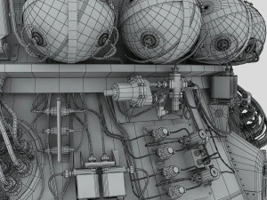 First spacecraft Vostok-1 3D Model