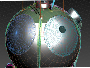 First spacecraft Vostok-1 3D Model
