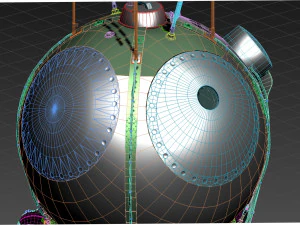 First spacecraft Vostok-1 3D Model
