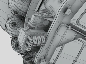 First spacecraft Vostok-1 3D Model