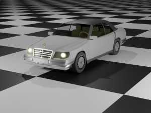 MercedesEW124Cabriolet1985 Modelo 3D