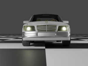 MercedesEW124Cabriolet1985 3Dモデル