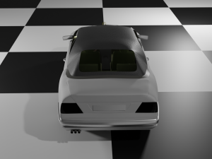MercedesEW124Cabriolet1985 3Dモデル
