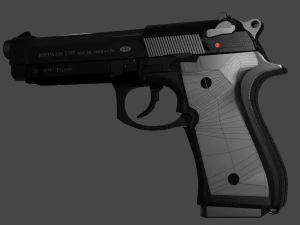 Beretta 92FS 9mm 3D Model