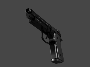 Beretta 92FS 9mm Modelo 3D