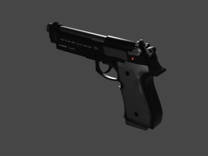 Beretta 92FS 9mm Modelo 3D