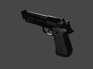 Beretta 92FS 9mm 3D Model