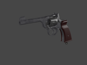 Revolver - Enfield Model 3D