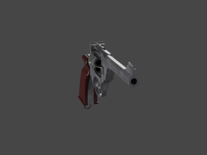 Revolver - Enfield Model 3D
