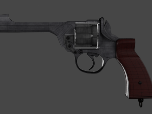 Revolver - Enfield Model 3D
