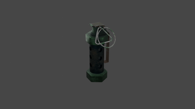 Stun grenade 3Dモデル .c4d .max .obj .3ds .fbx .stl .blend 