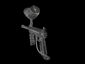 Paintball marker 3D मॉडल
