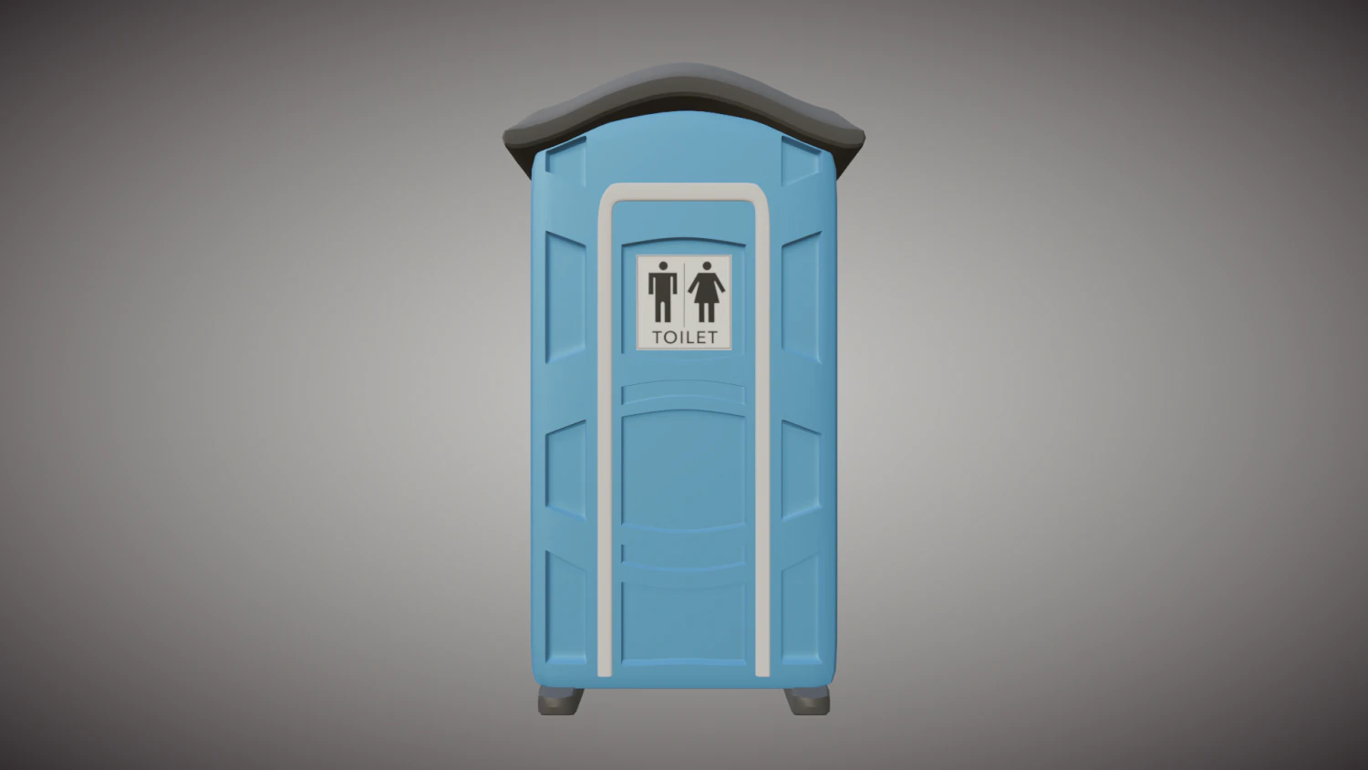 ポルタ・トイレ 3Dモデル .c4d .max .obj .3ds .fbx .stl .blend 