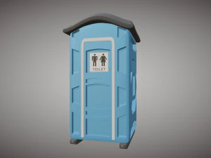 ポルタ・トイレ 3Dモデル