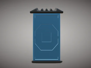 ポルタ・トイレ 3Dモデル