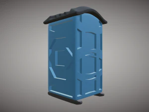 ポルタ・トイレ 3Dモデル