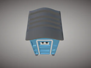 ポルタ・トイレ 3Dモデル