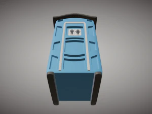 ポルタ・トイレ 3Dモデル