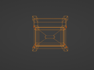 Wooden Step Stool 3D 모델