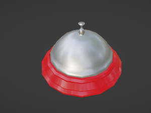 Desk Bell 3D Model