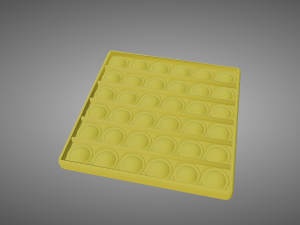 Rubber Fidget Toy - Pop-it Modèle 3D