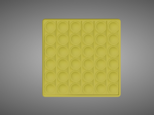 Rubber Fidget Toy - Pop-it 3D 모델
