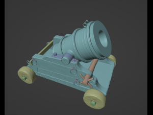 CANNON Model Cetak 3D