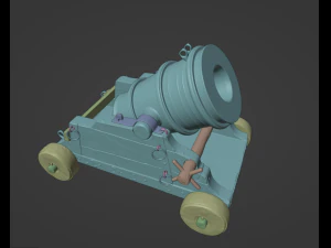 CANNON 3D Print Model