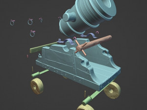 CANNON Model Cetak 3D