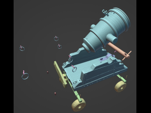CANNON Model Cetak 3D