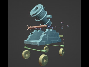 CANNON Model Cetak 3D