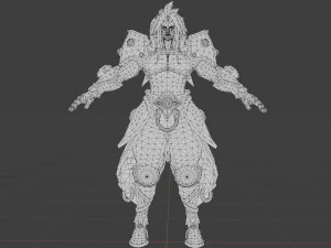 Monstruo - armadura Modelo 3D