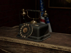 Telephone Old 3D Model