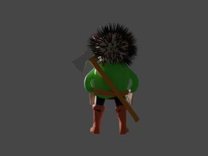 Cartoon hedgehog 3D Model