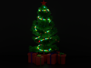 Gifts under the Christmas tree Modèle 3D