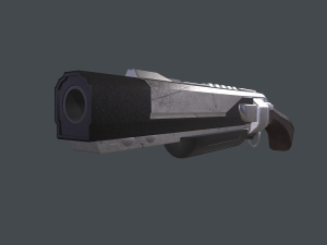 Revolver shotgun 3D 모델