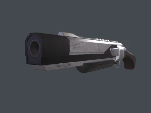 Strzelba rewolwerowa Model 3D