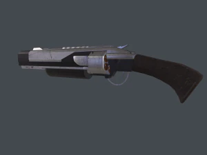 Strzelba rewolwerowa Model 3D