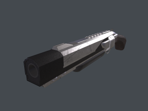 Revolver shotgun 3D 모델
