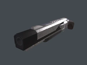 Strzelba rewolwerowa Model 3D