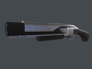 Revolver shotgun 3D Model