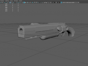 Revolver shotgun 3D 모델